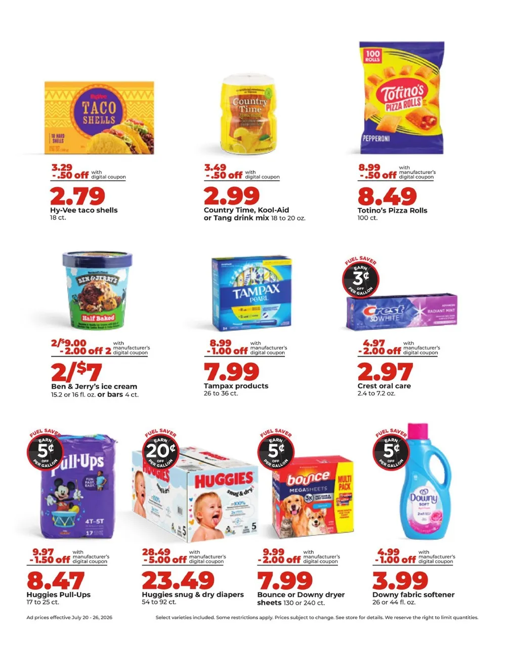 Hy-Vee Weekly Ad Deals July 20 - 26, 2026 - Image 2 July 20 - 26