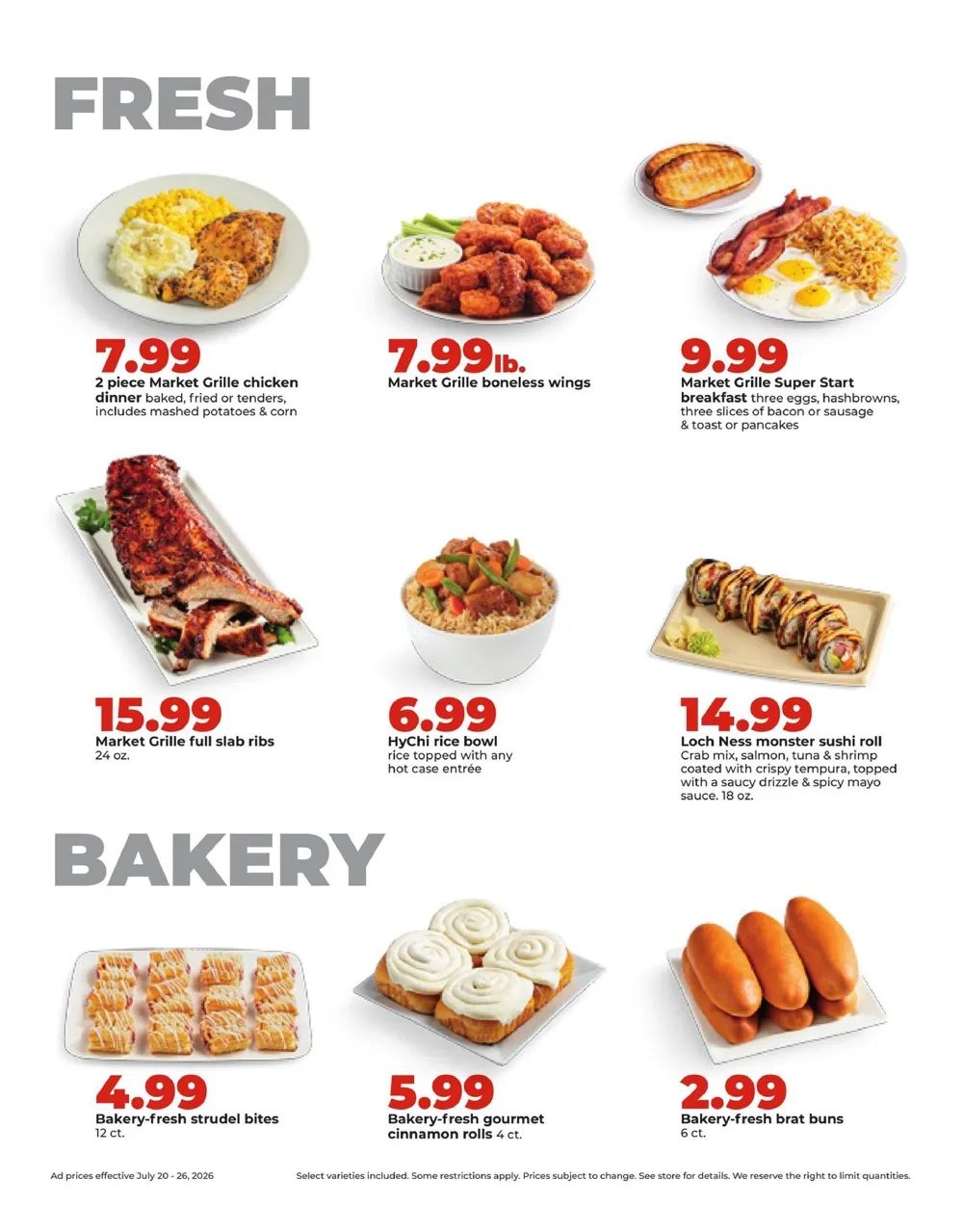 Hy-Vee Weekly Ad Deals July 20 - 26, 2026 - Image 1 July 20 - 26
