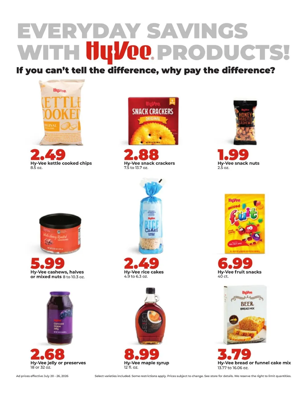 Hy-Vee Weekly Ad Deals July 20 - 26, 2026 - Image 4 July 20 - 26
