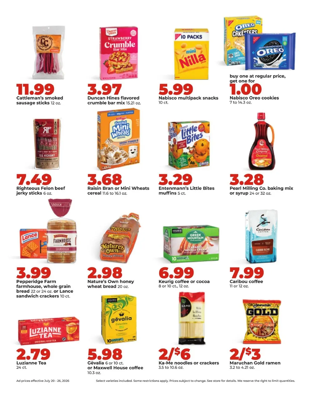 Hy-Vee Weekly Ad Deals July 20 - 26, 2026 - Image 1 July 20 - 26