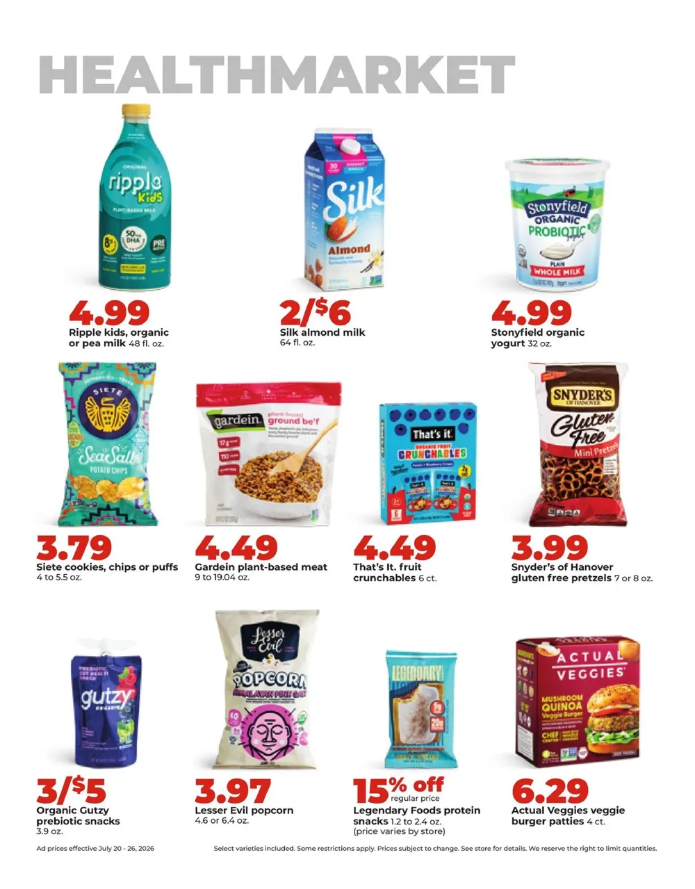 Hy-Vee Weekly Ad Deals July 20 - 26, 2026 - Image 1 July 20 - 26