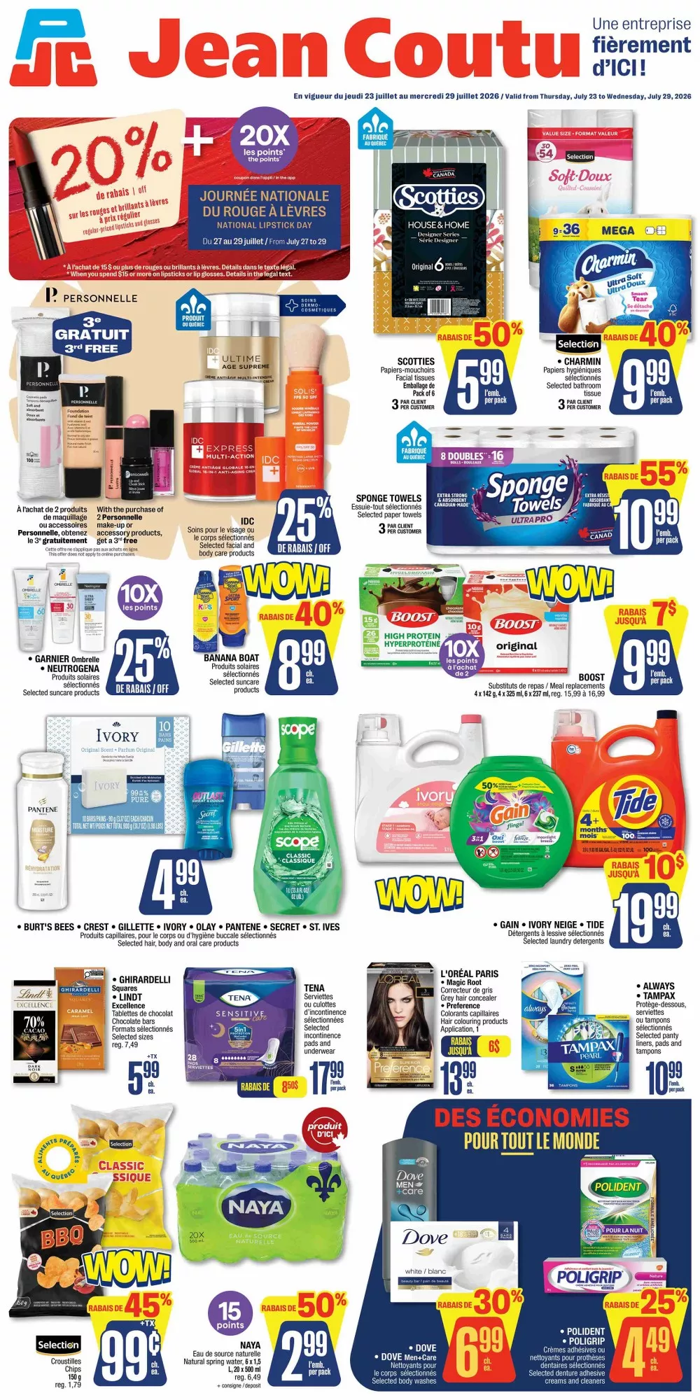 Jean Coutu Flyer July 23 - 29, 2026 - Image 1 July 23 - 29