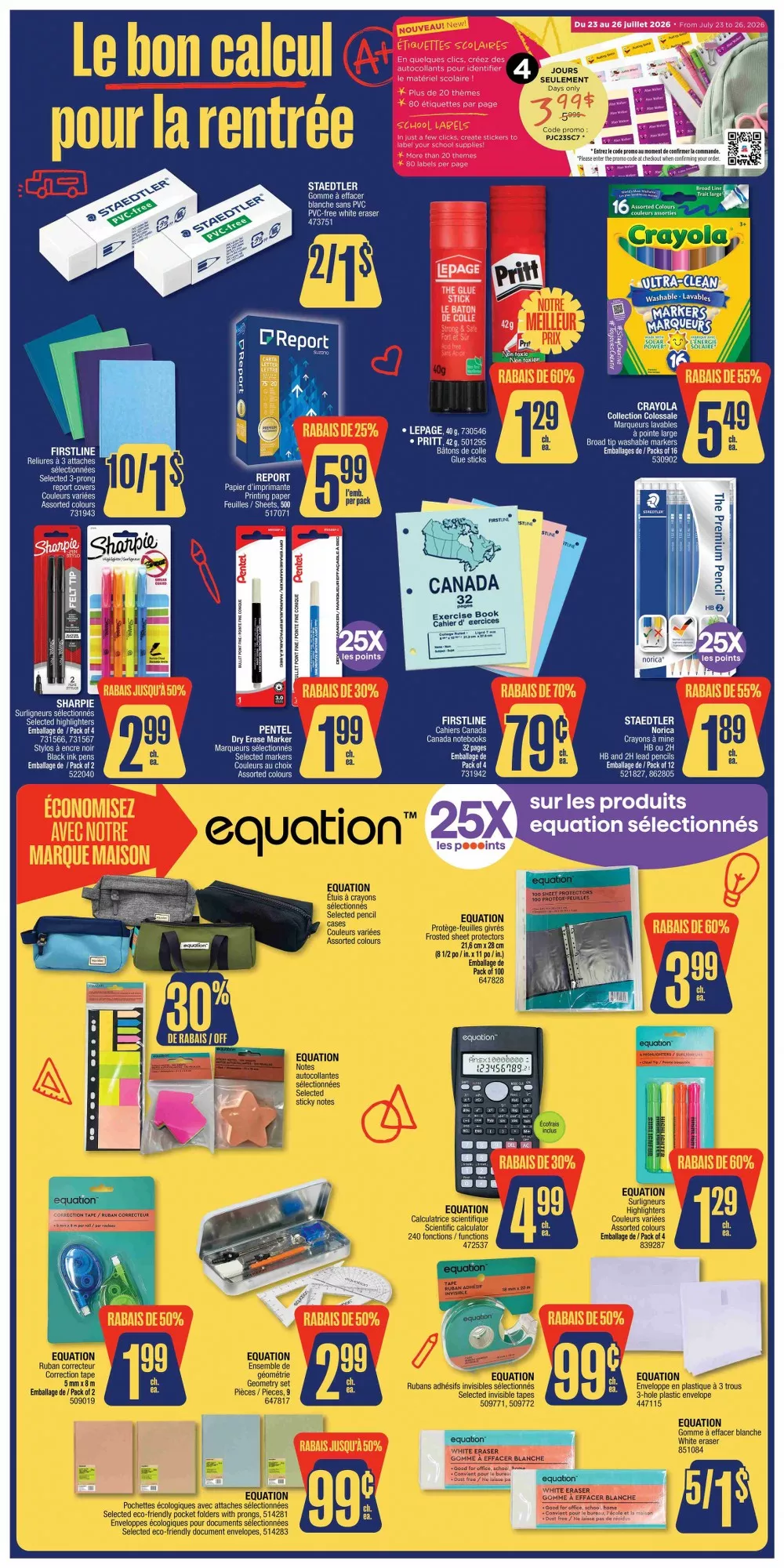 Jean Coutu Flyer July 23 - 29, 2026 - Image 1 July 23 - 29