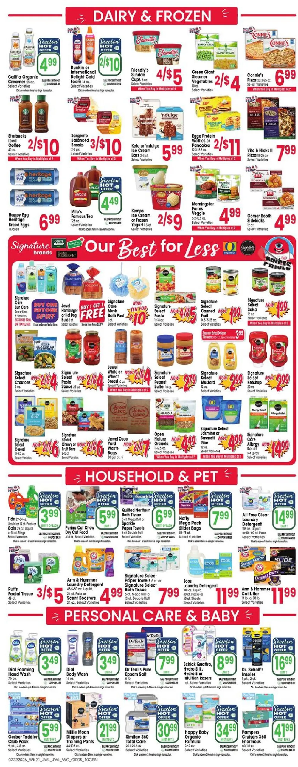 Jewel Osco Weekly Ad Deals July 22 - 28, 2026 - Image 1 July 22 - 28