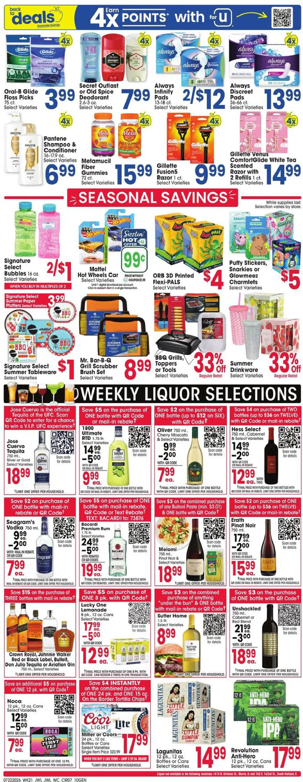 Jewel Osco Weekly Ad Deals July 22 - 28, 2026 - Image 1 July 22 - 28