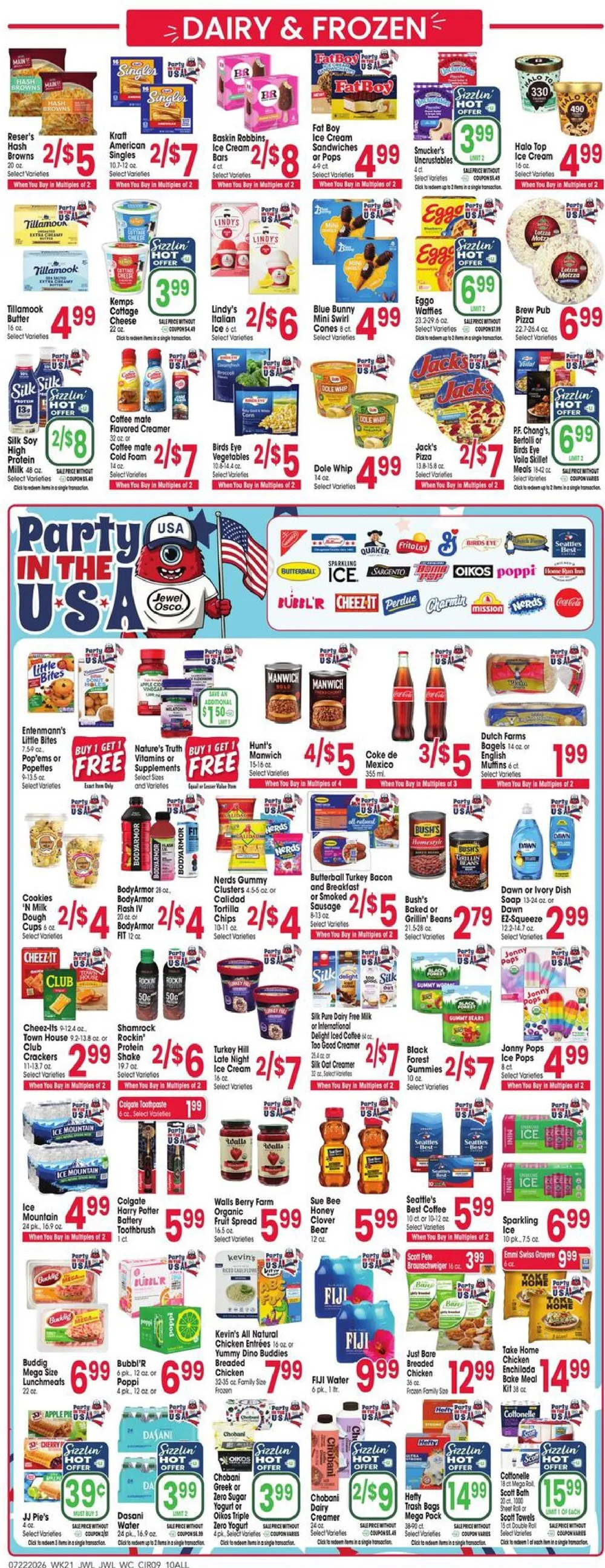 Jewel Osco Weekly Ad Deals July 22 - 28, 2026 - Image 1 July 22 - 28