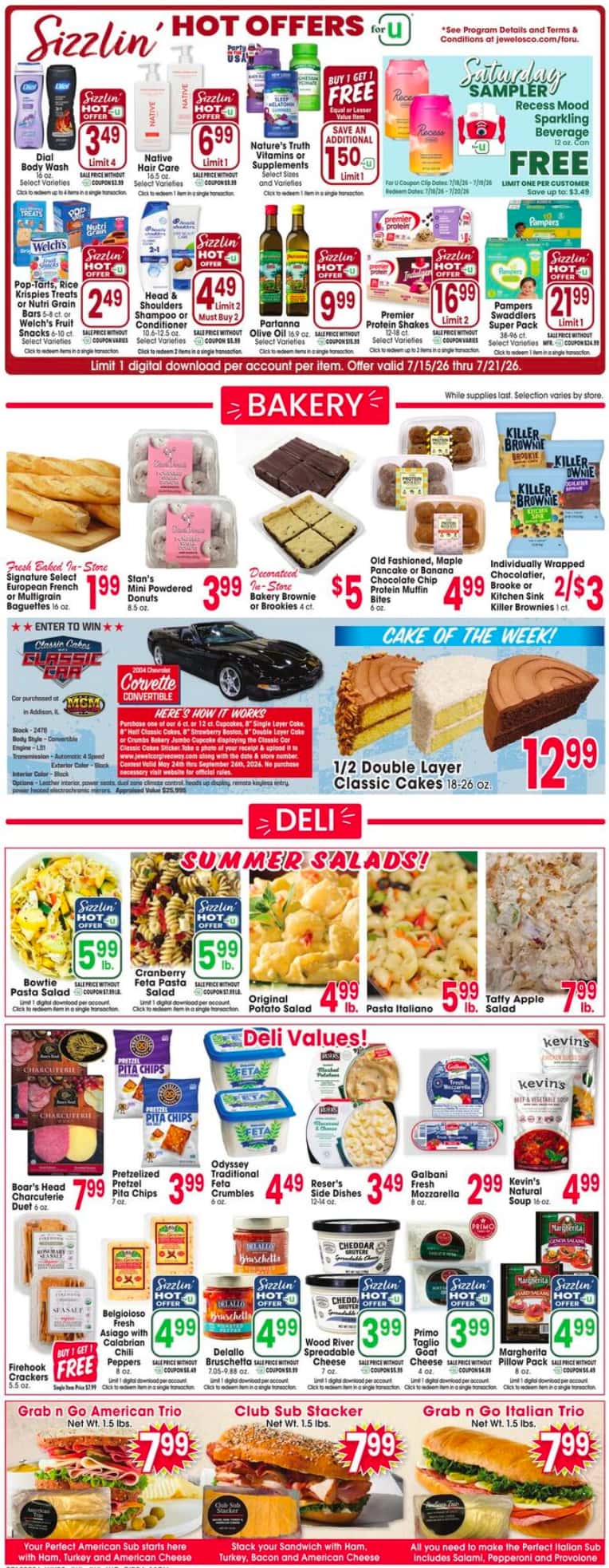 Jewel Osco Weekly Ad Deals July 22 - 28, 2026 - Image 2 July 15 - 21