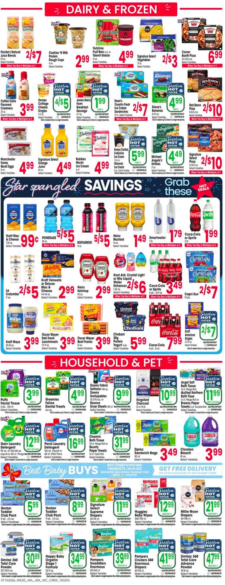 Jewel Osco Weekly Ad Deals July 22 - 28, 2026 - Image 1 July 15 - 21