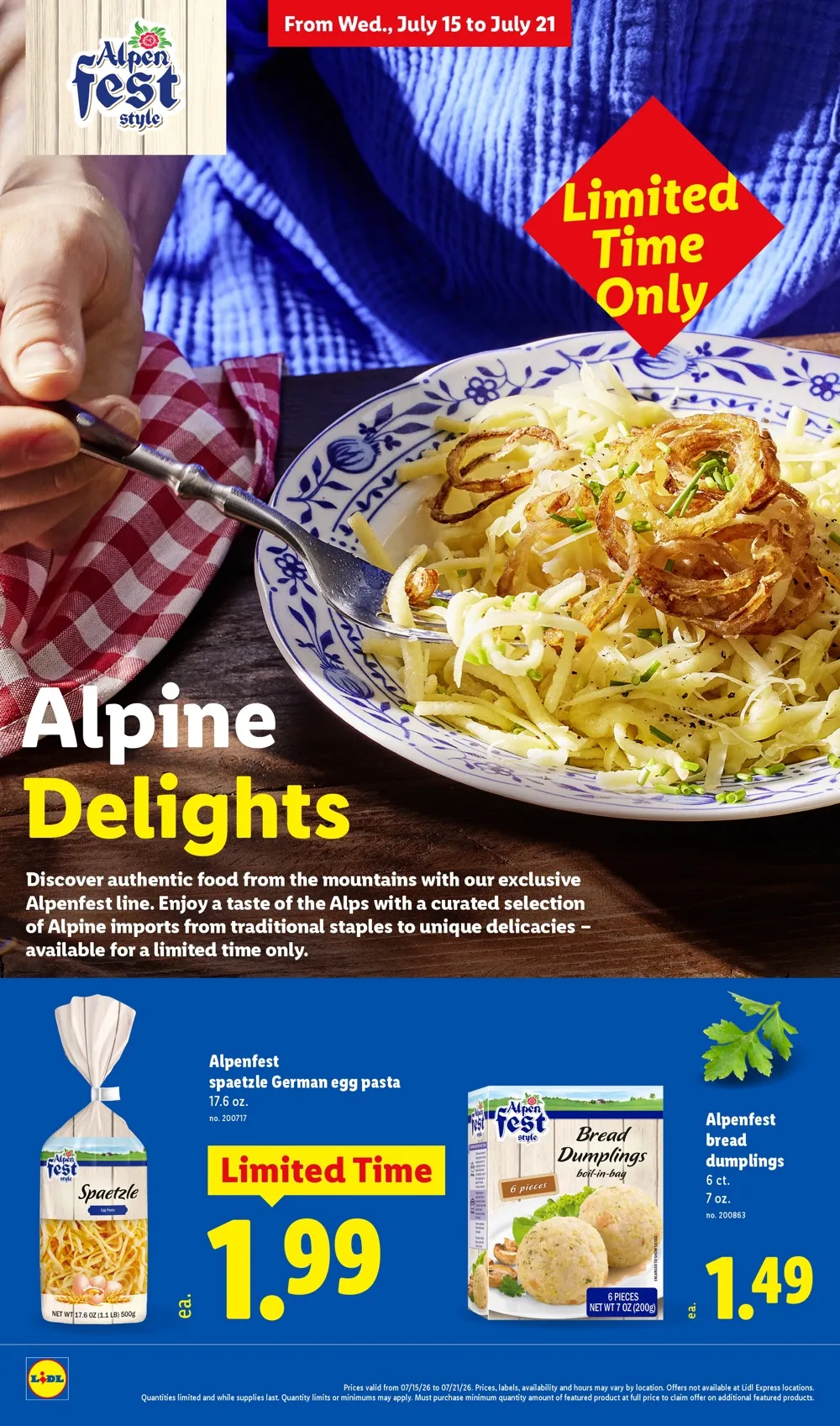 Lidl Weekly Ad Deals July 22 - 28, 2026 - Image 2 July 15 - 21