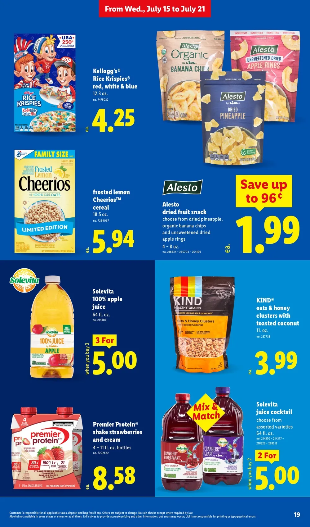 Lidl Weekly Ad Deals July 22 - 28, 2026 - Image 3 July 15 - 21