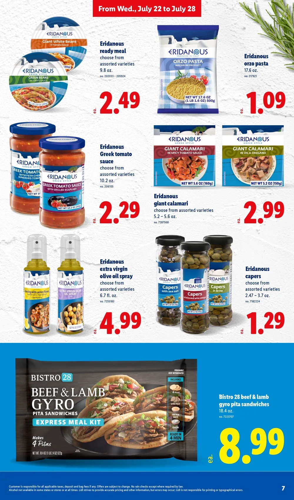 Lidl Weekly Ad Deals July 22 - 28, 2026 - Image 3 July 22 - 28