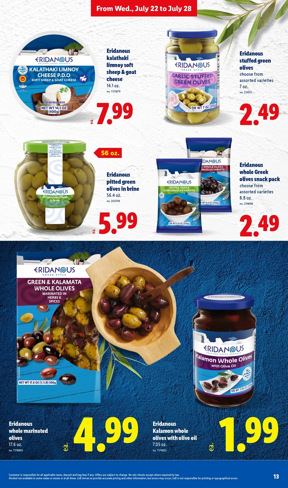 Lidl Weekly Ad Deals July 22 - 28, 2026 - Image 1 July 22 - 28