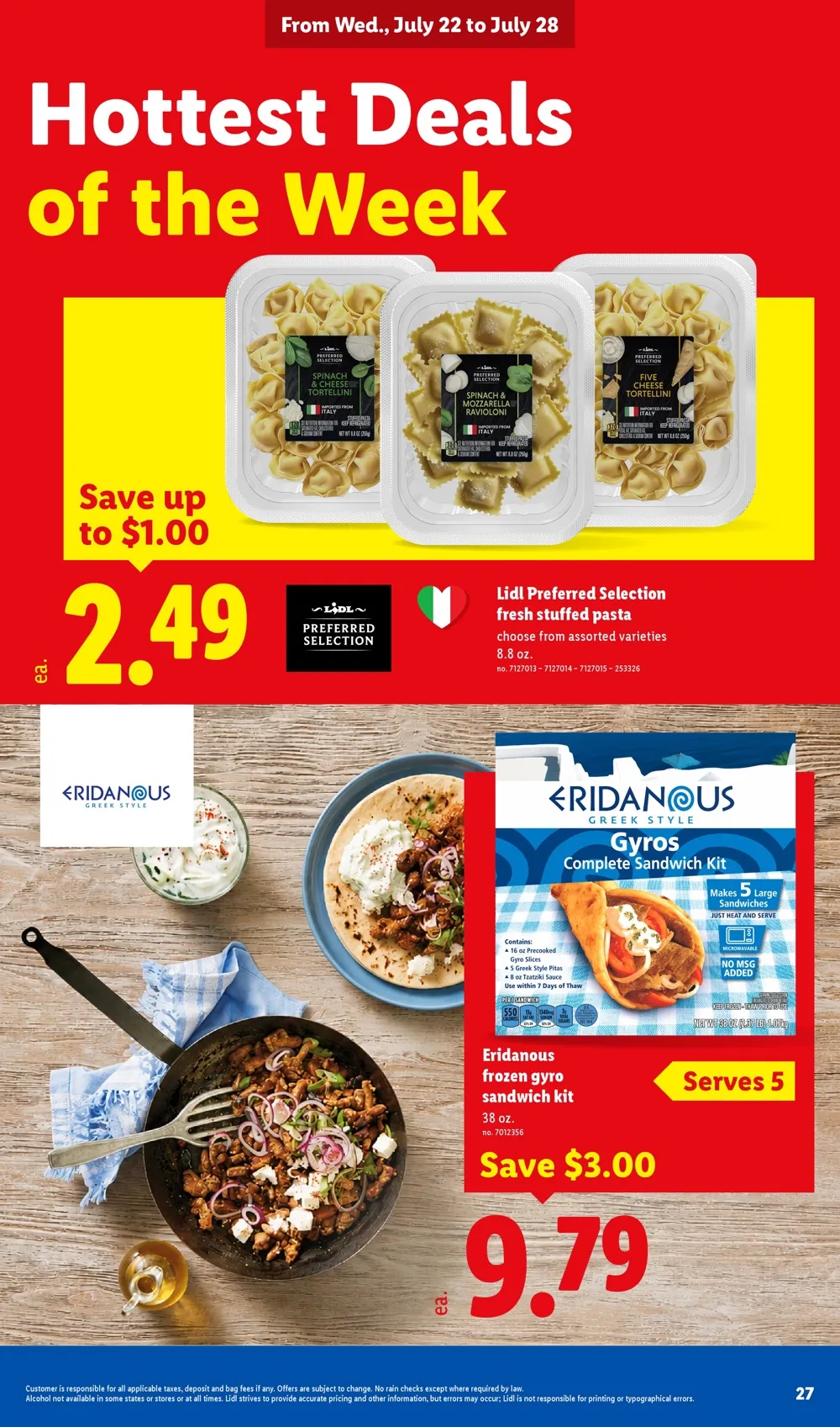 Lidl Weekly Ad Deals July 22 - 28, 2026 - Image 3 July 22 - 28