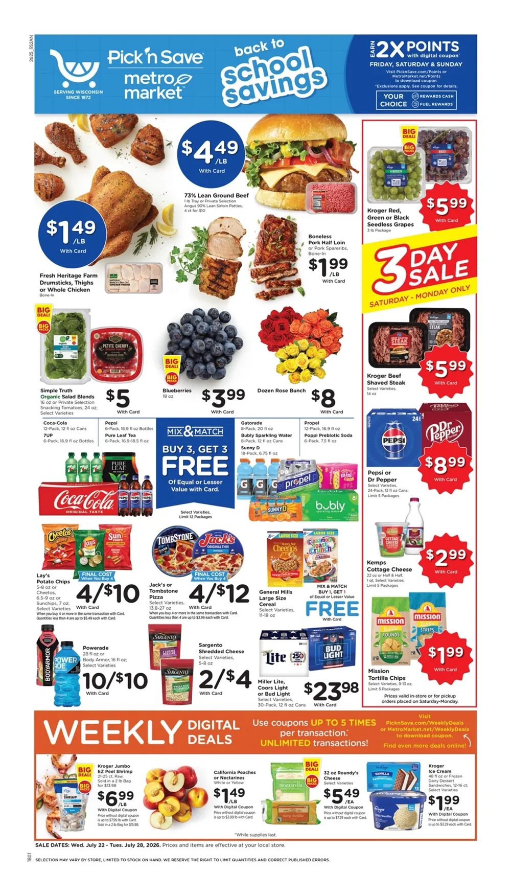 Pick N Save Weekly Ad Deals July 22 - 28, 2026 - Image 1 July 22 - 28