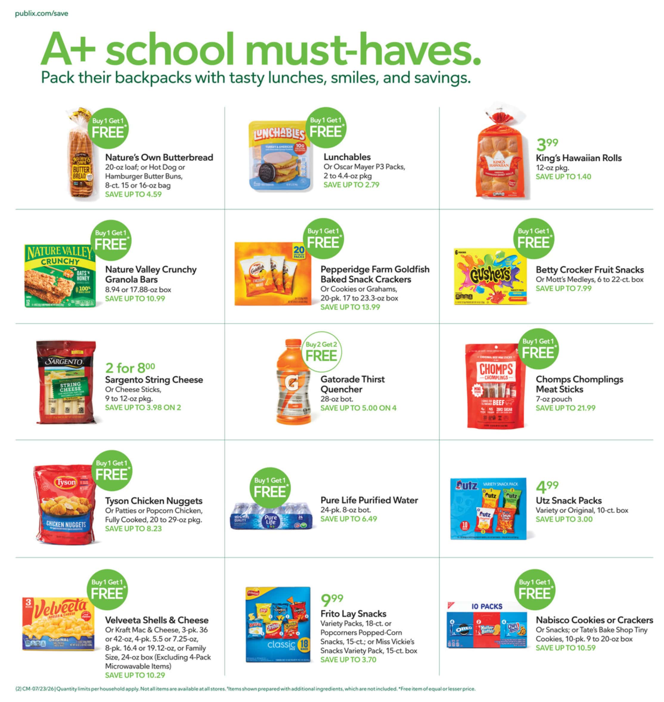 Publix Weekly Ad Deals July 22 - 28, 2026 - Image 2 July 22 - 28