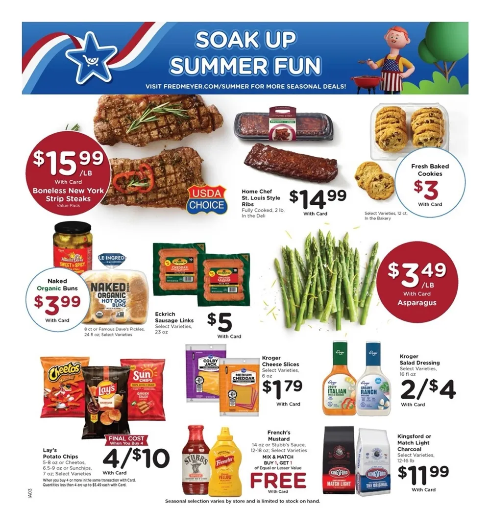 Fred Meyer Weekly Ad Deals July 22 - 28, 2026 - Image 1 July 22 - 28