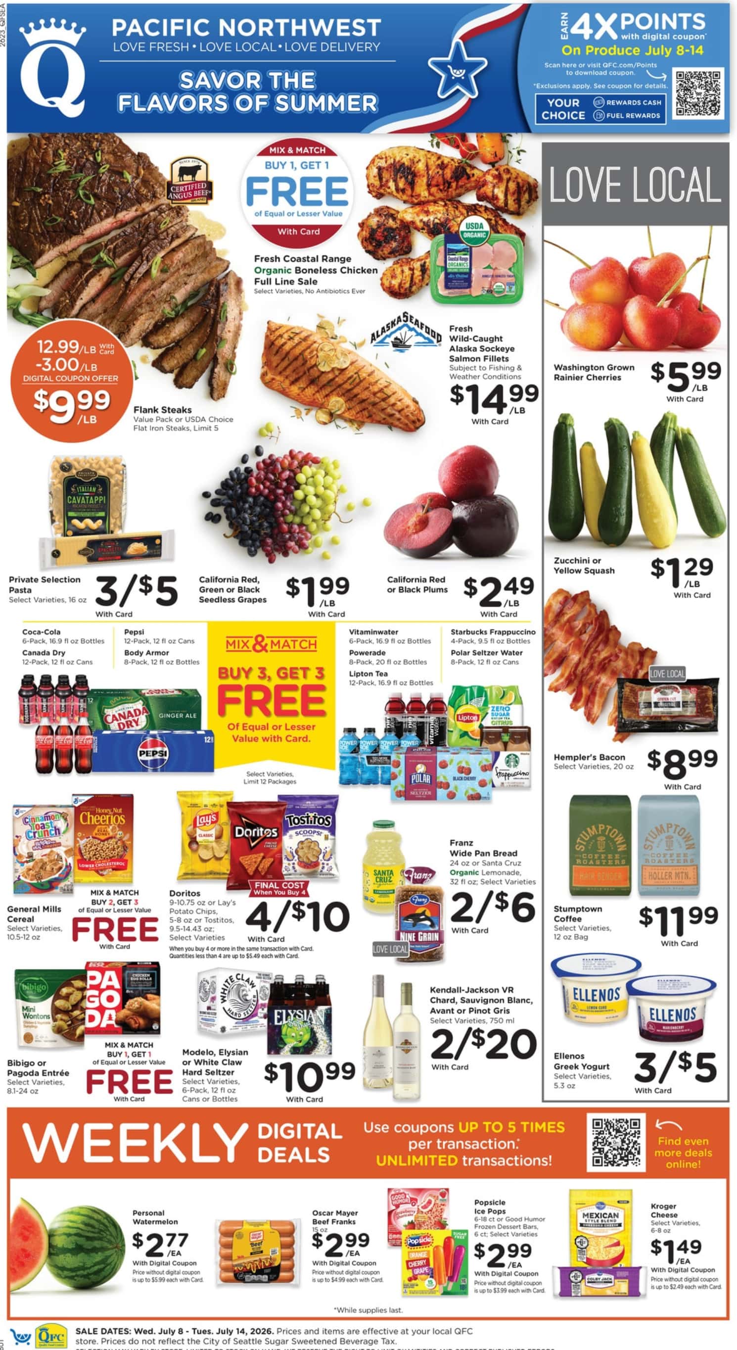 Qfc Weekly Ad Deals July 22 - 28, 2026 - Image 1 July 15 - 21