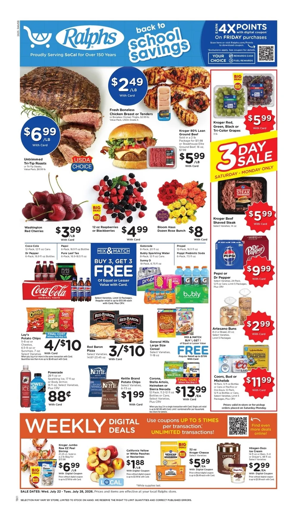 Ralphs Weekly Ad Deals July 22 - 28, 2026 - Image 1 July 22 - 28