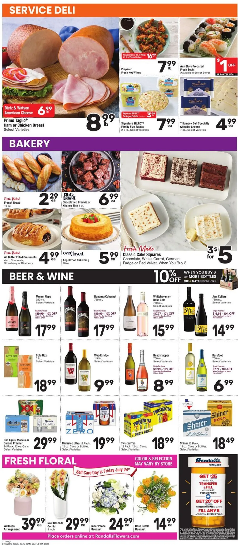 Randalls Weekly Ad Deals July 22 - 28, 2026 - Image 2 July 22 - 28