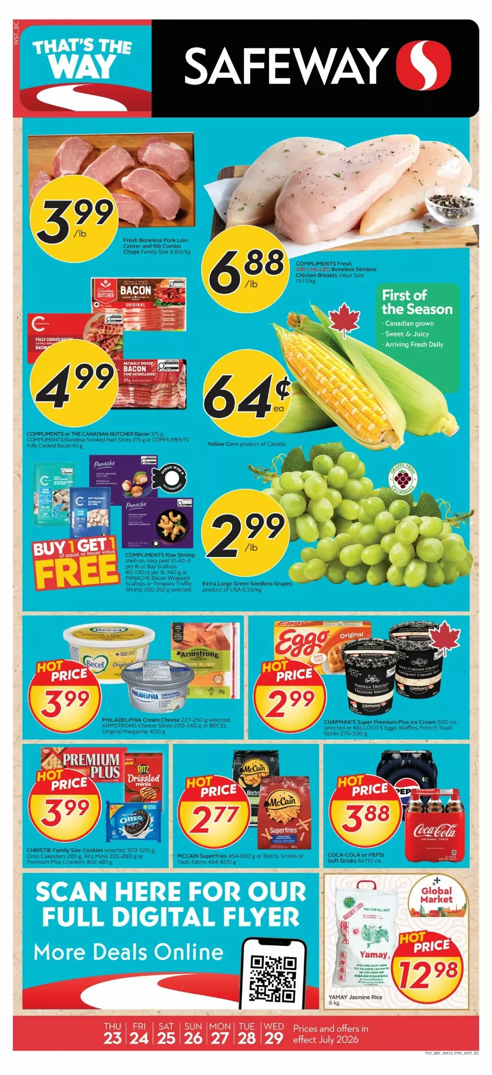 Safeway Flyer July 30 - August 5, 2026 - Image 1 July 23 - 29