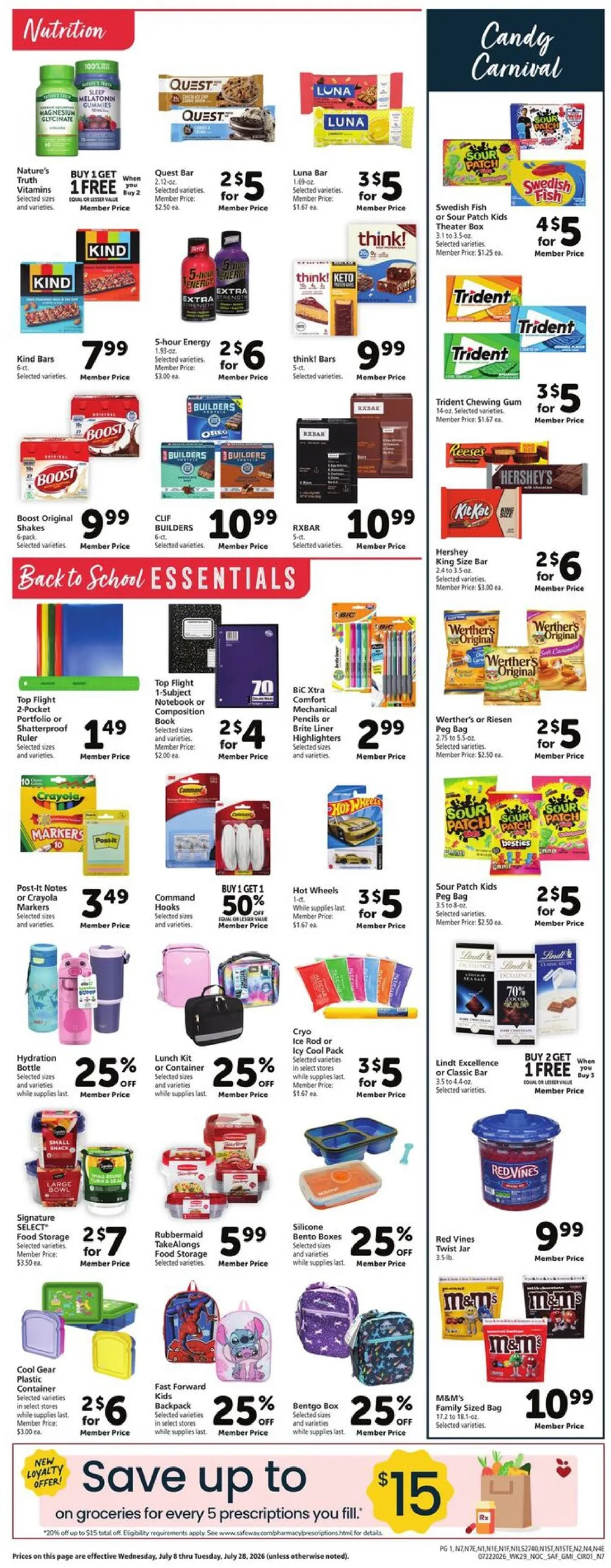 Safeway Weekly Ad Deals July 22 - 28, 2026 - Image 1 July 22 - 28