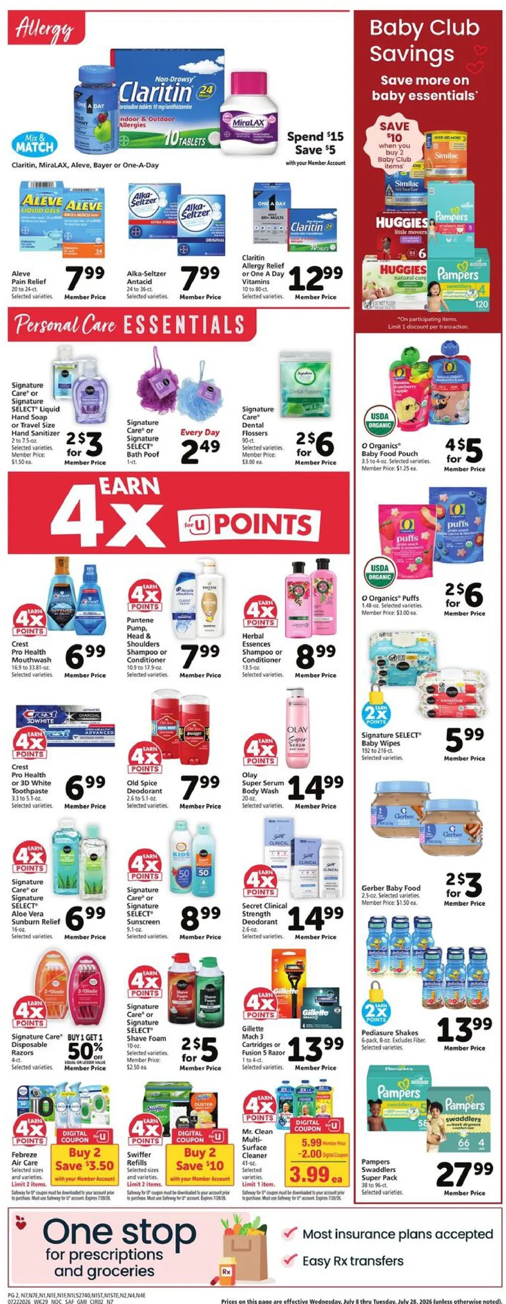 Safeway Weekly Ad Deals July 22 - 28, 2026 - Image 2 July 22 - 28