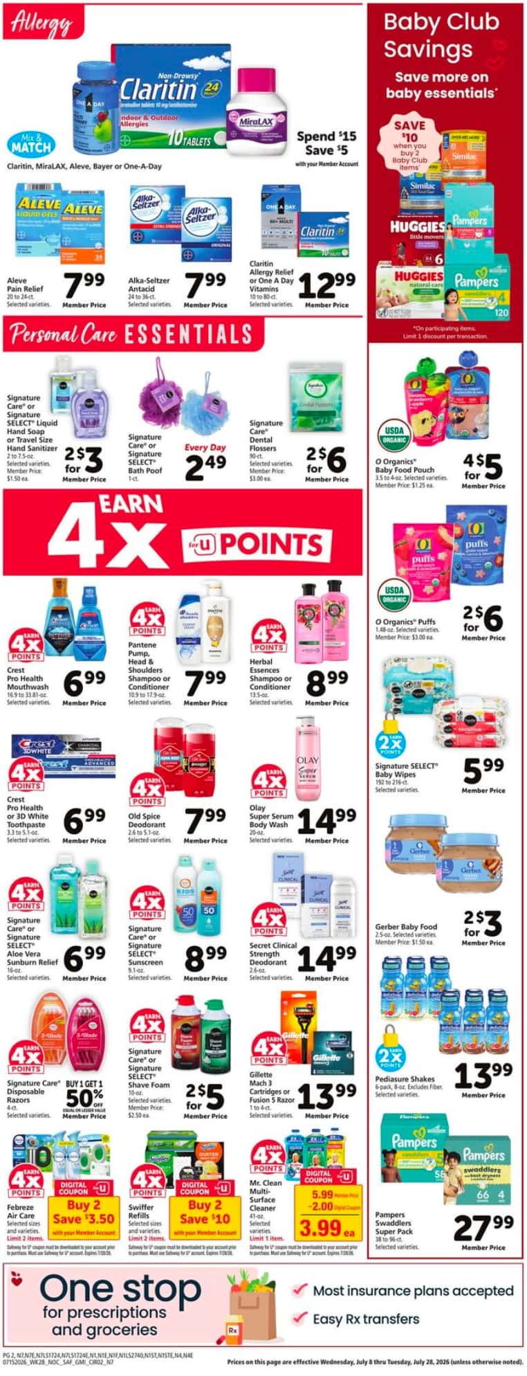 Safeway Weekly Ad Deals July 22 - 28, 2026 - Image 1 July 15 - 21