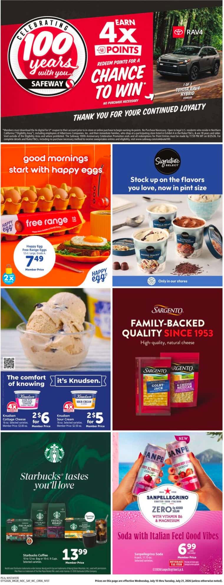 Safeway Weekly Ad Deals July 22 - 28, 2026 - Image 1 July 15 - 21