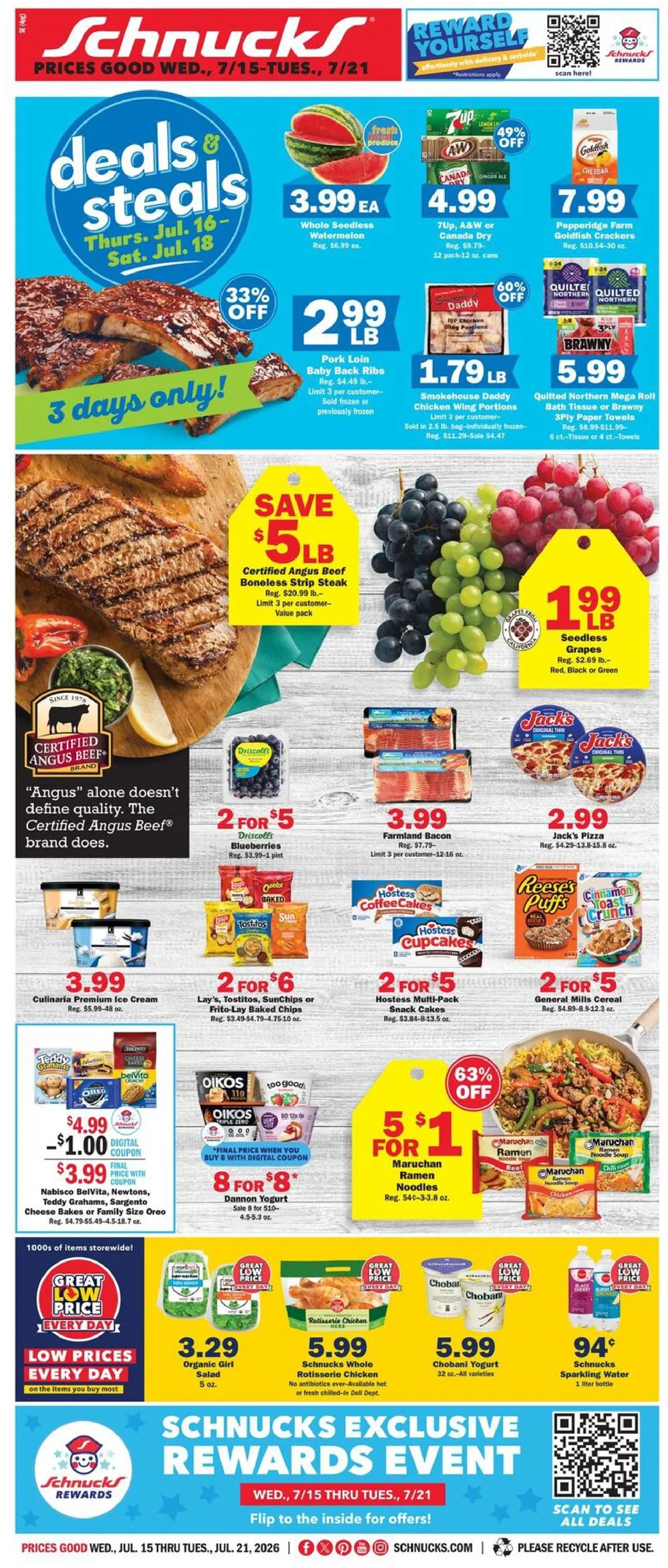 Schnucks Weekly Ad Deals July 22 - 28, 2026 - Image 1 July 15 - 21
