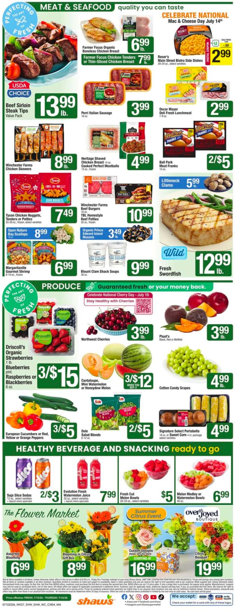 Shaw’s Weekly Ad Deals July 17 - 23, 2026 - Image 2 July 10 - 16