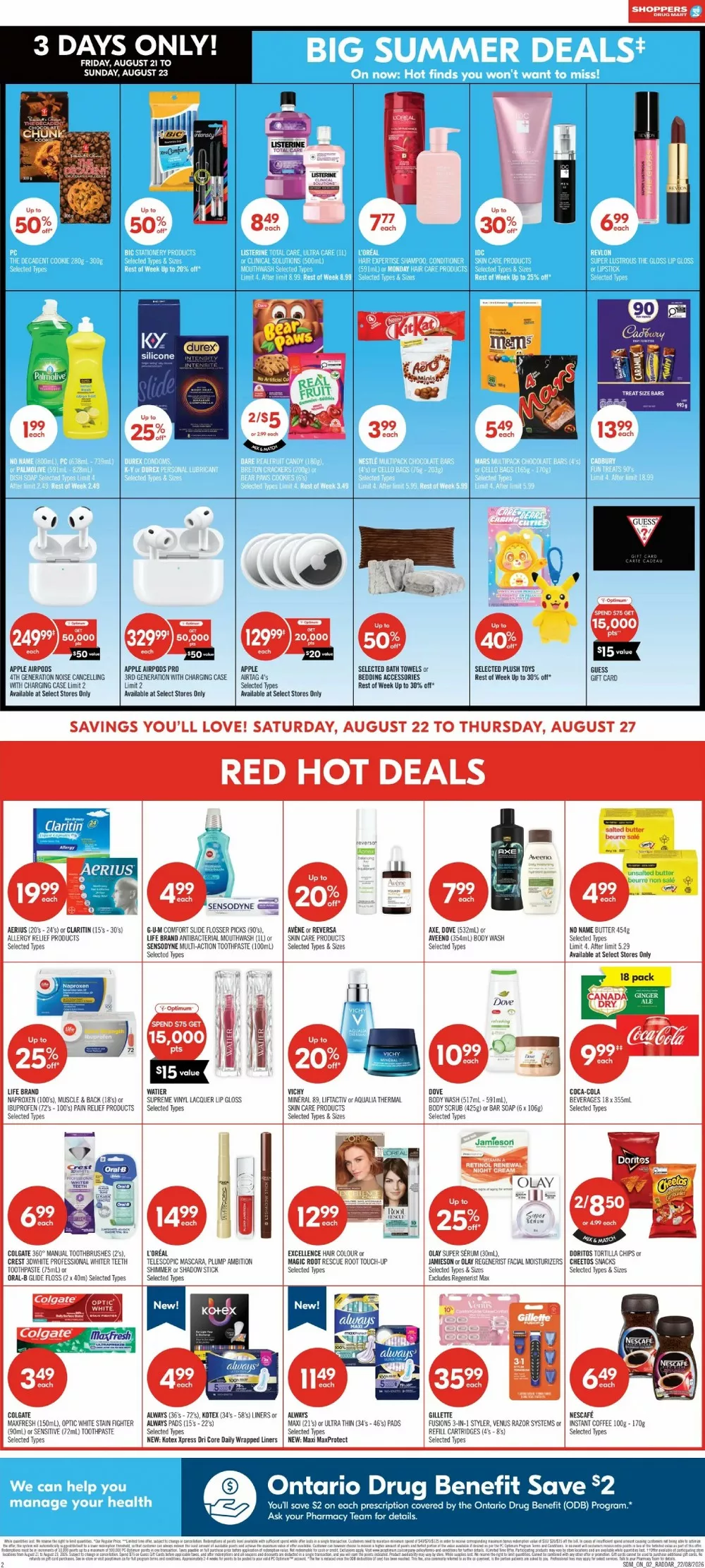 Shoppers Drug Mart Flyer August 22 – 28, 2026 - Page 2