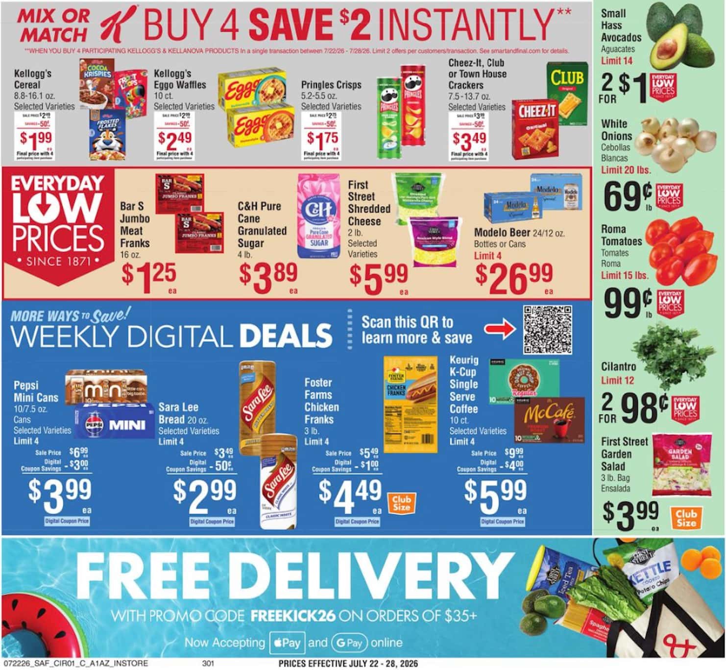 Smart And Final Weekly Ad July 22 - 28, 2026 - Image 2 July 22 - 28
