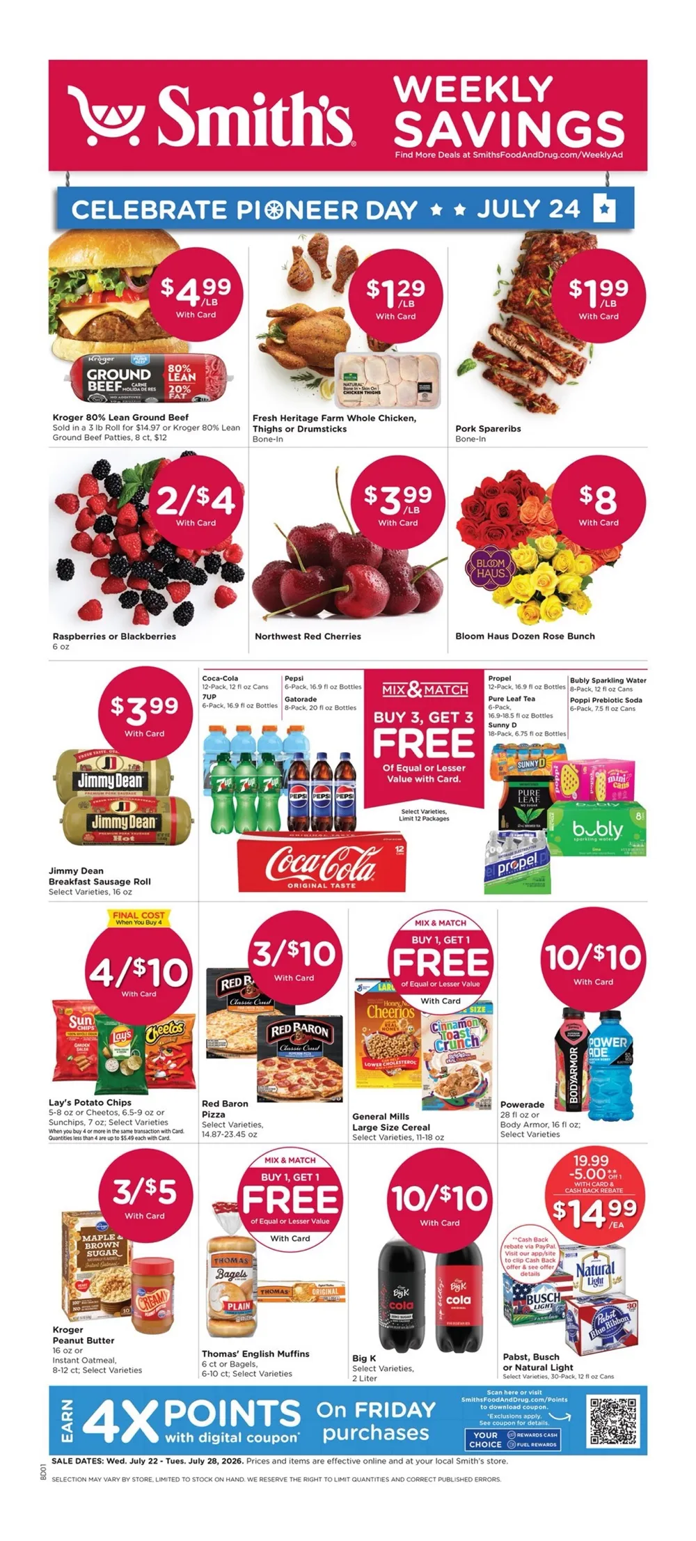 Smith'S Weekly Ad Deals July 22 - 28, 2026 - Image 1 July 22 - 28