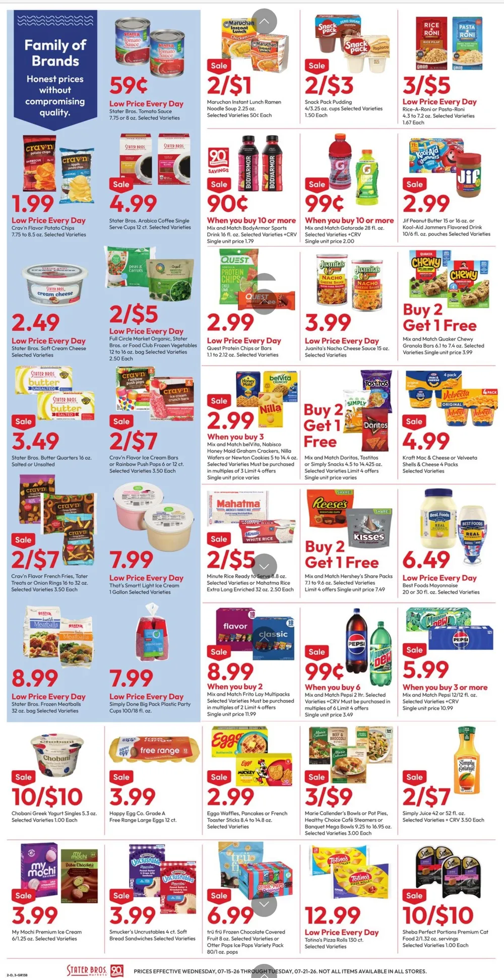 Stater Bros. Weekly Ad July 22 - 28, 2026 - Image 2 July 15 - 21