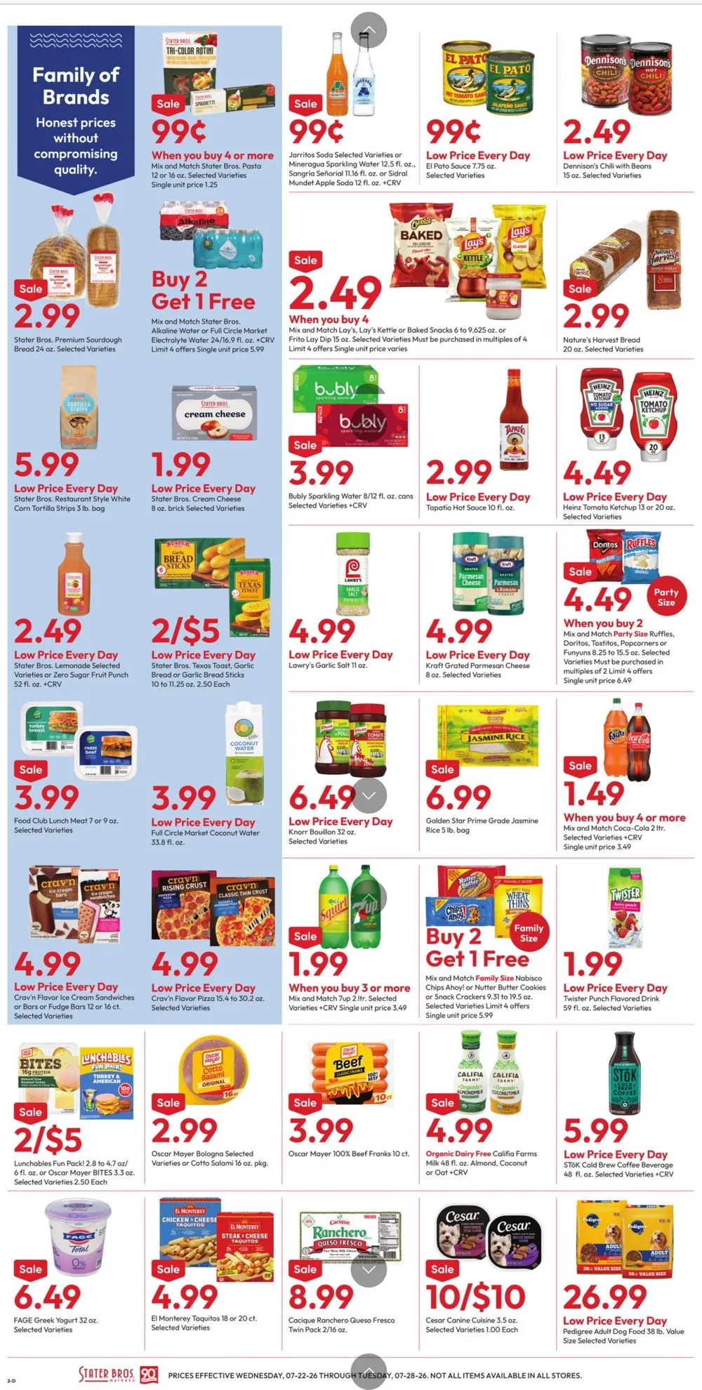 Stater Bros. Weekly Ad July 22 - 28, 2026 - Image 2 July 22 - 28