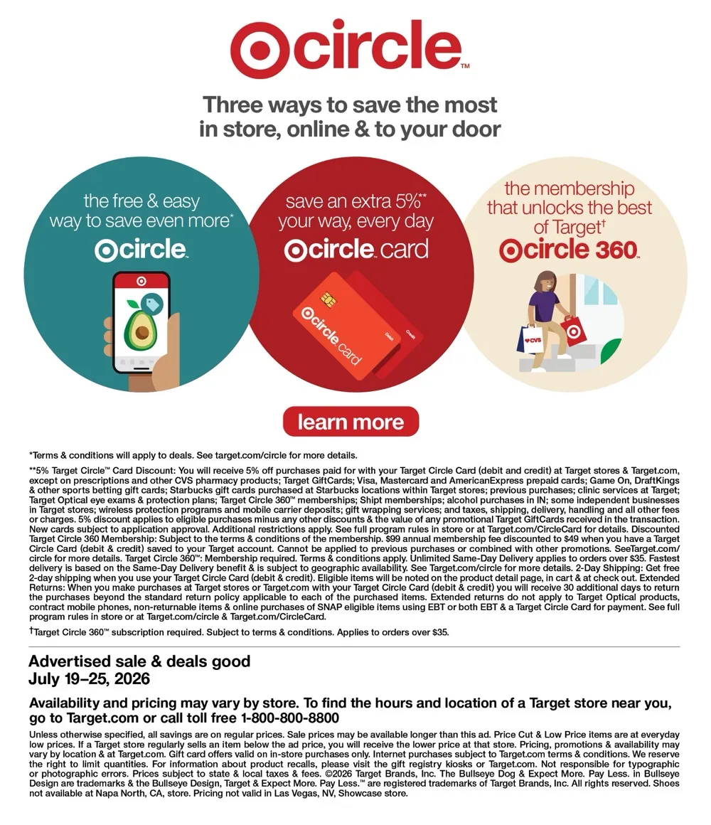 Target Weekly Ad Deals July 26 - August 1, 2026 - Image 3 July 19 - 25