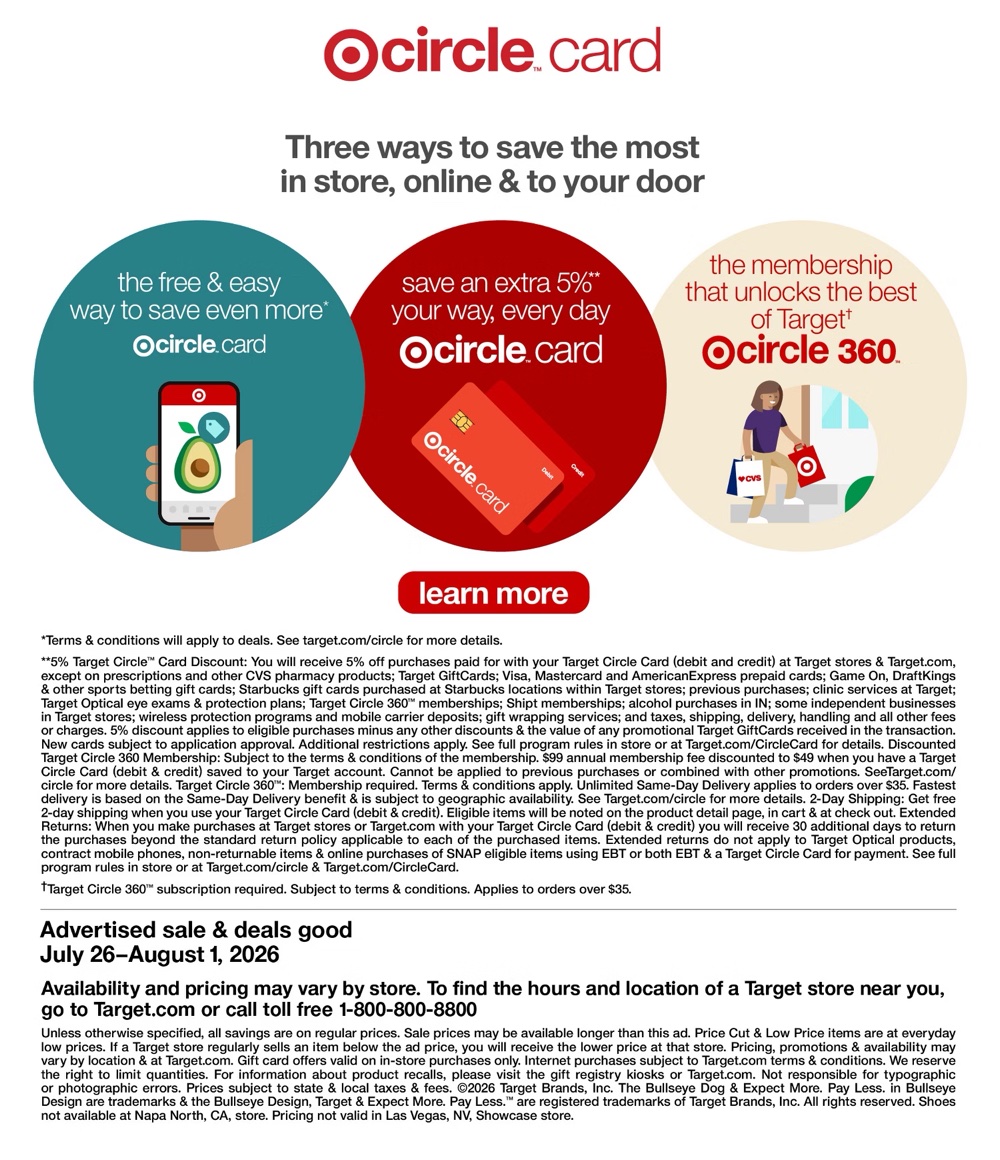 Target Weekly Ad Deals July 26 - August 1, 2026 - Image 2 July 26 - August 1