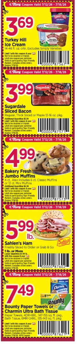 Tops Weekly Ad Deals July 19 - 25, 2026 - Image 2 July 12 - 18