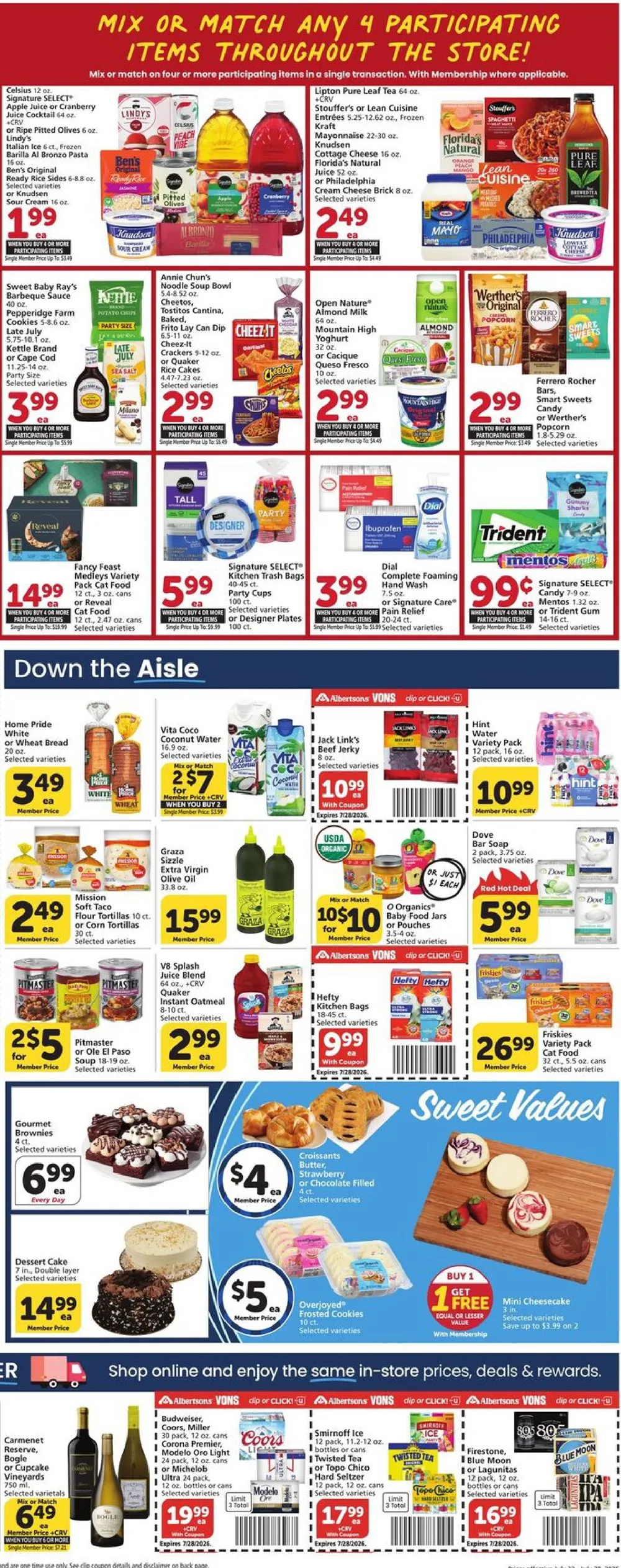 Vons Weekly Ad Deals July 22 - 28, 2026 - Image 1 July 22 - 28