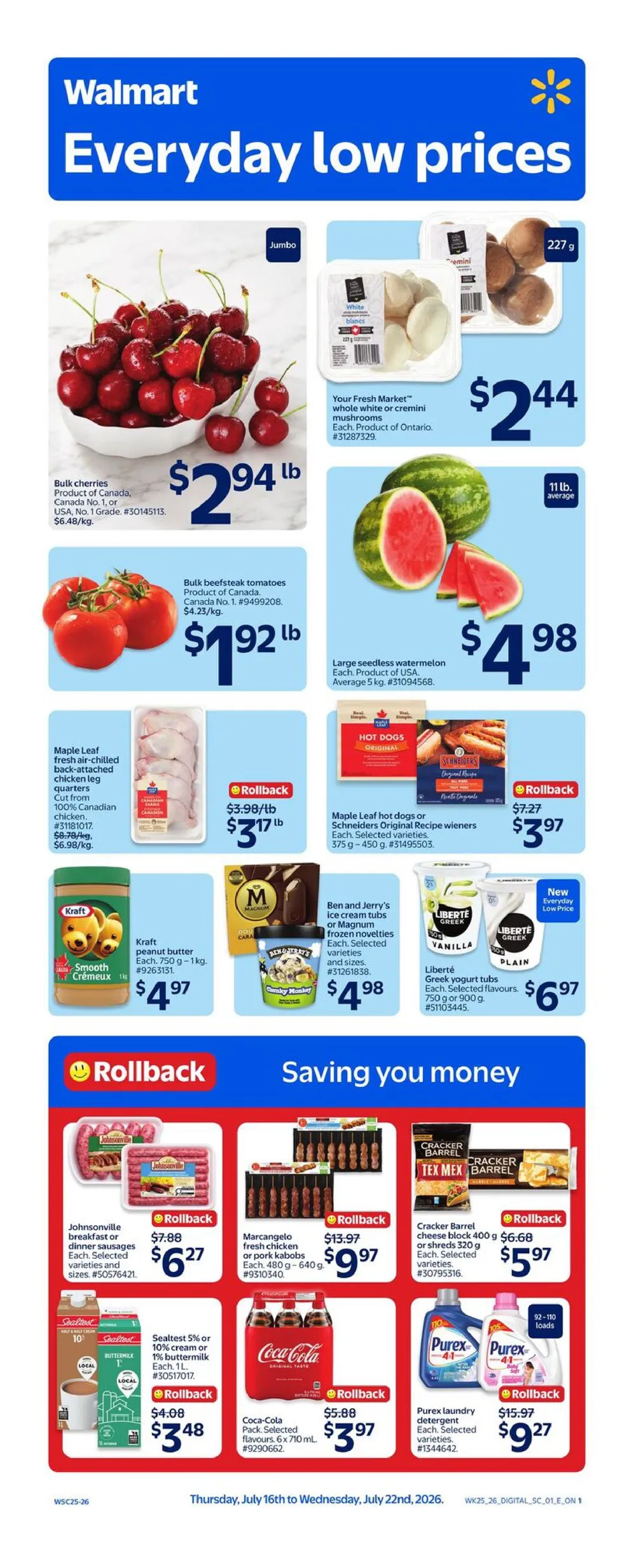 Walmart Flyer July 23 - 29, 2026 - Image 1 July 16 - 22
