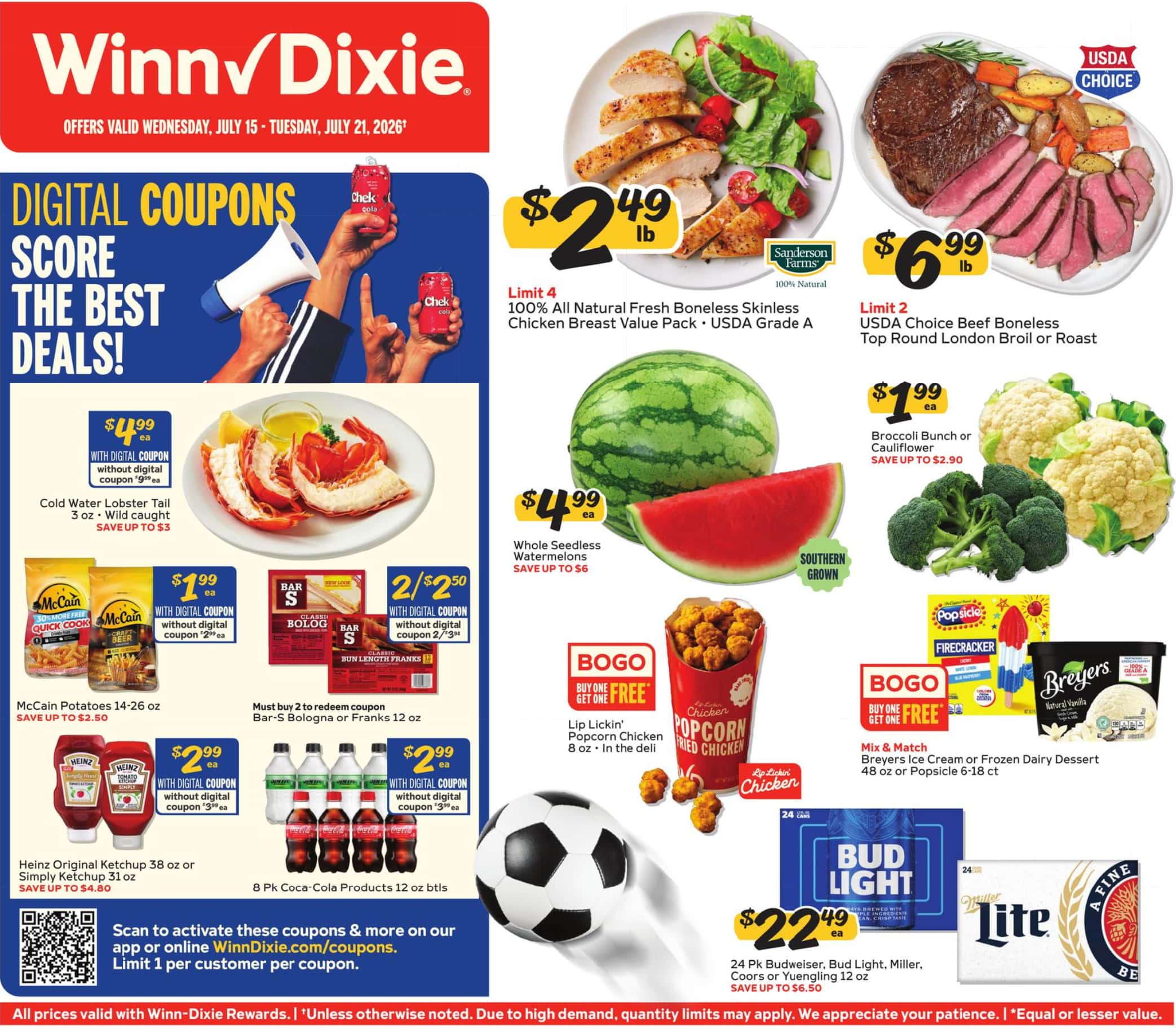 Winn Dixie Weekly Ad Deals July 15 - 21, 2026 - Image 1 July 15 - 21