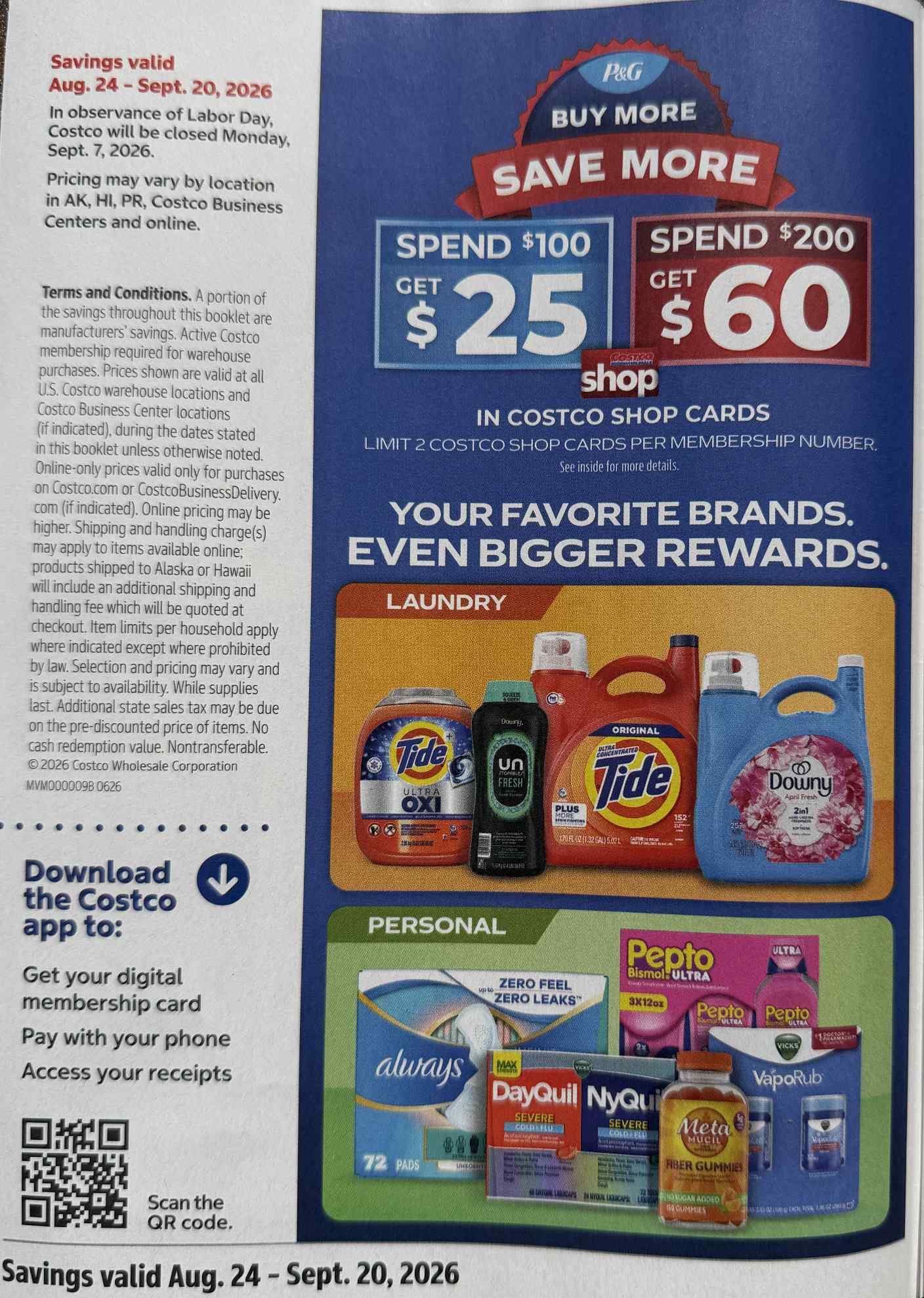 Costco Weekly Ad August 24 – September 20, 2026 - Page 2
