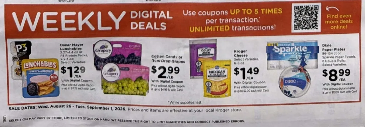 Kroger Weekly Ad August 26 – September 1, 2026 - Page 2