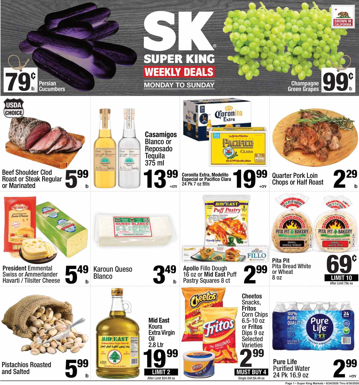 Super King Weekly Ad August 24 – 30, 2026