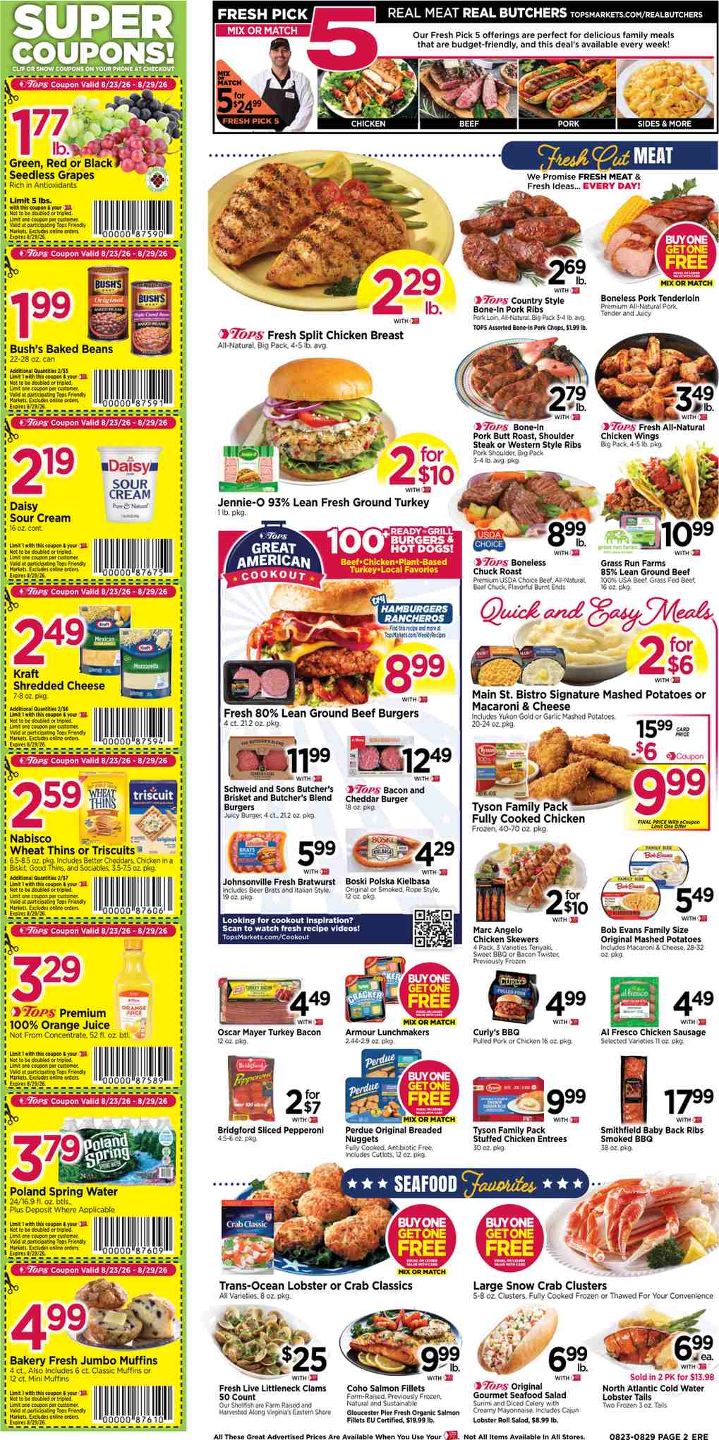 Tops Weekly Ad August 23 – 29, 2026 - Page 2