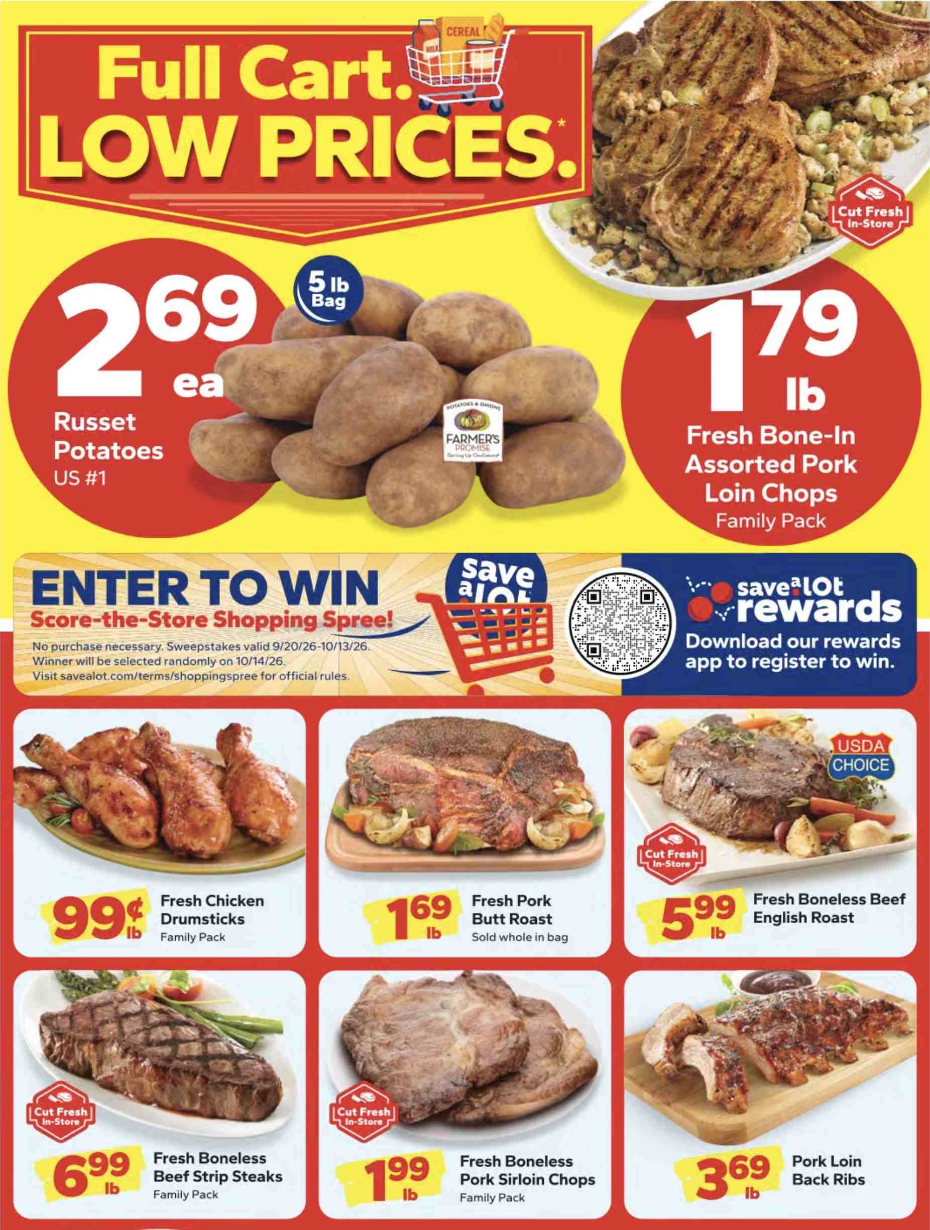 Save A Lot Weekly Ad September 23 - 29, 2026 - Image 1 Sep 25 - Oct 1