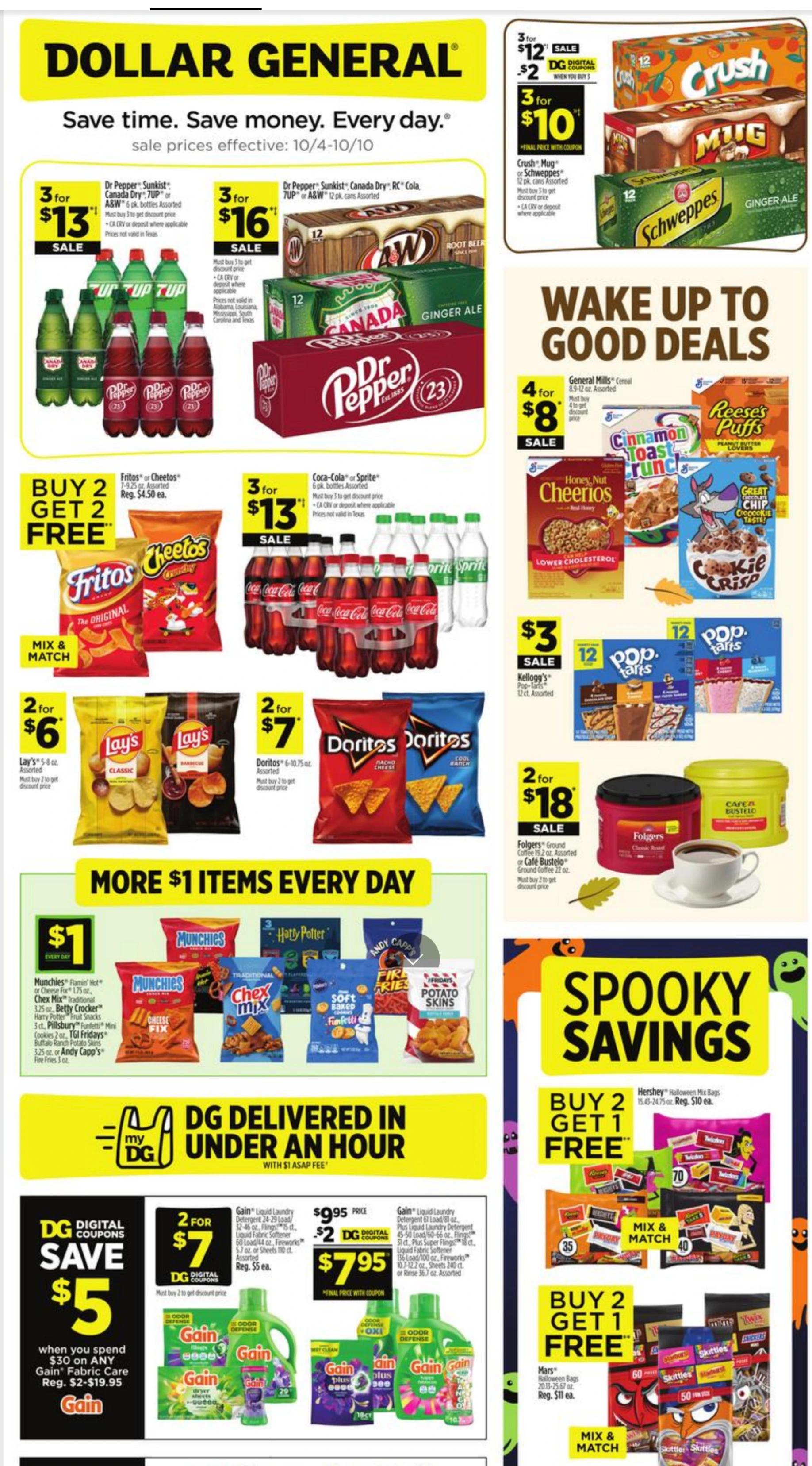 Dollar General Coupons &Amp; Latest Savings Guide - Image 1 October 4 - 10