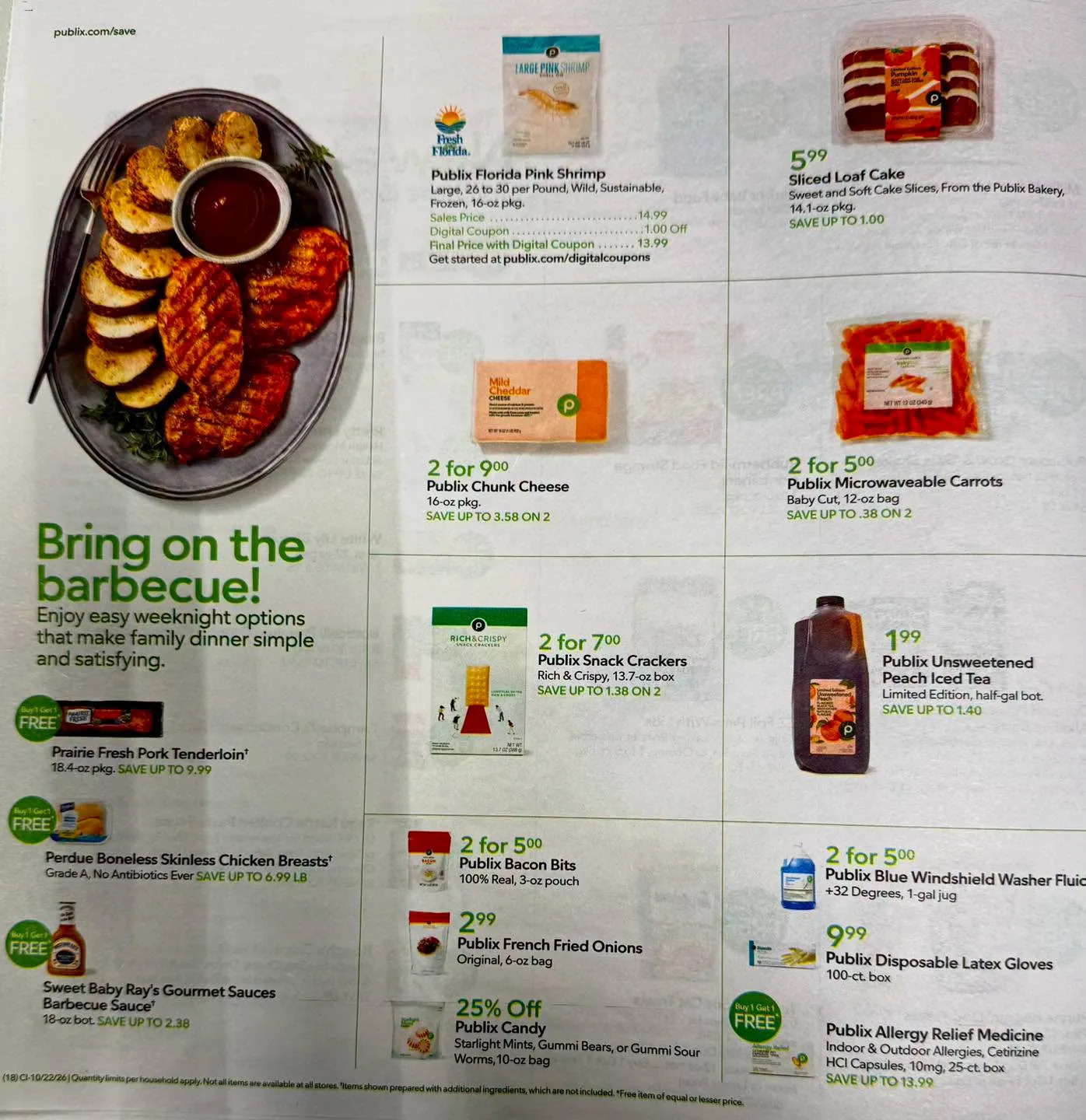 Publix Weekly Ad Deals October 21 - 27, 2026 - Image 1 October 21 - 27