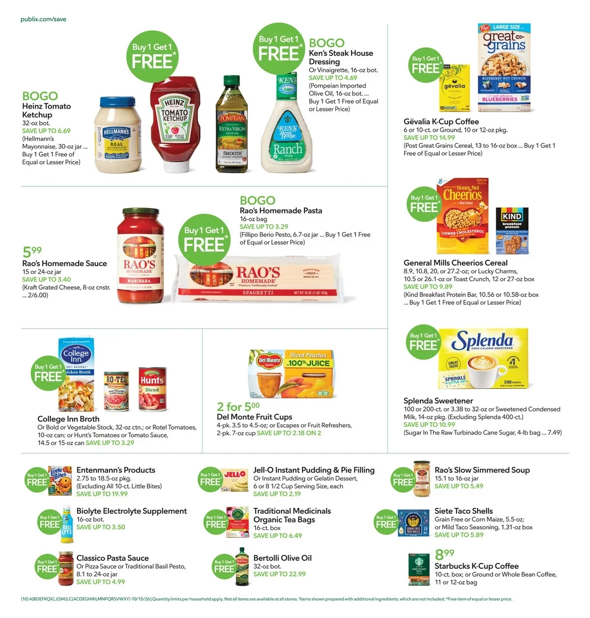 Publix Weekly Ad Deals October 21 - 27, 2026 - Image 2 October 14 - 20