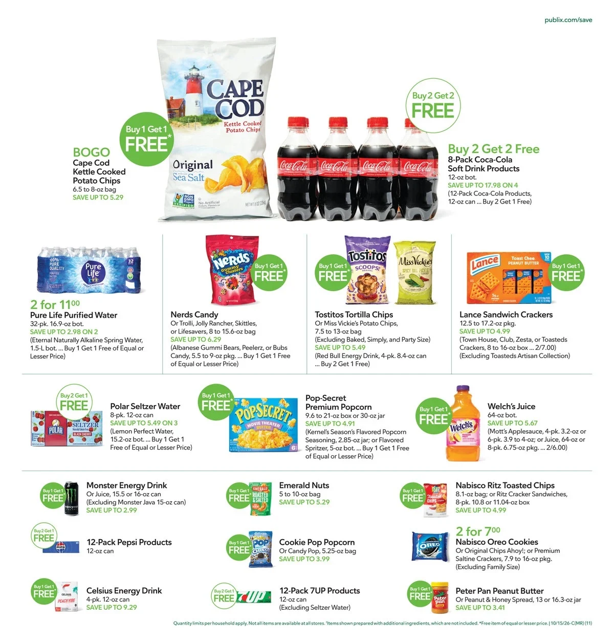 Publix Weekly Ad Deals October 21 - 27, 2026 - Image 1 October 14 - 20